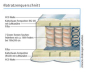 Preview: Hn8 Matratze Emotion Pro TFK H 2 / H 3 im Kernquerschnitt