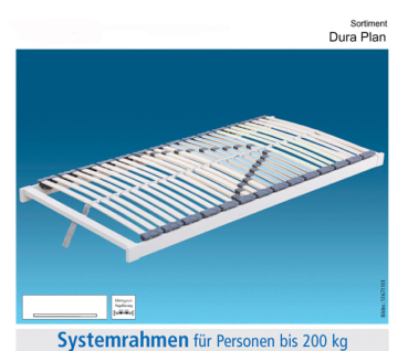 Hn8 Rahmen Dura Plan XXL bis 200 kg