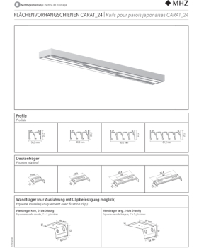 MHZ Hachtel Flächenvorhangschiene FV 36