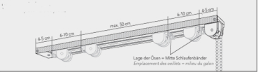 MHZ Hachtel Ambiente Raffrollotechnik mit Kettenzug Maße