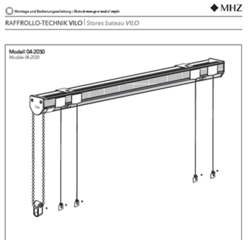 MHZ Hachtel Vilo Raffrollotechnik mit Kettenzug