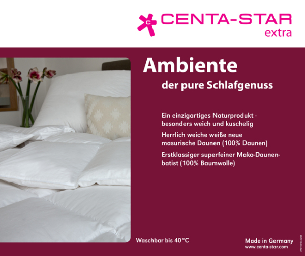 Centa Star Ambiente Daunenziehdecke leicht  Logo