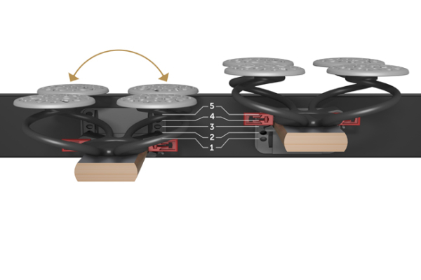 Grosana airflex Sensitive KF Tellerrahmen Höheneinstellung