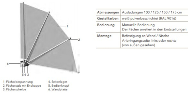 MHZ Hachtel Terrazzo Sichtschutzfächer